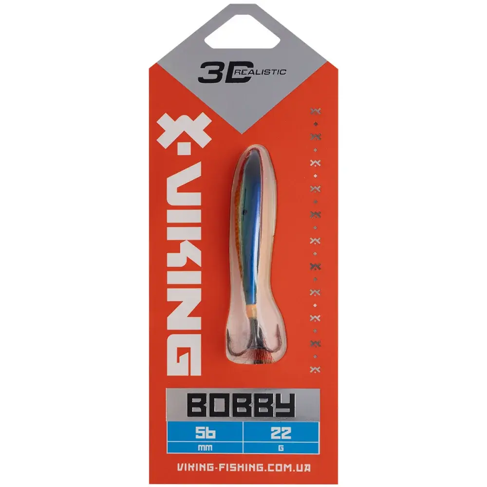 Бокоплав Viking Fishing Bobby 56mm 22.0g #02 Green Glam - фото 2