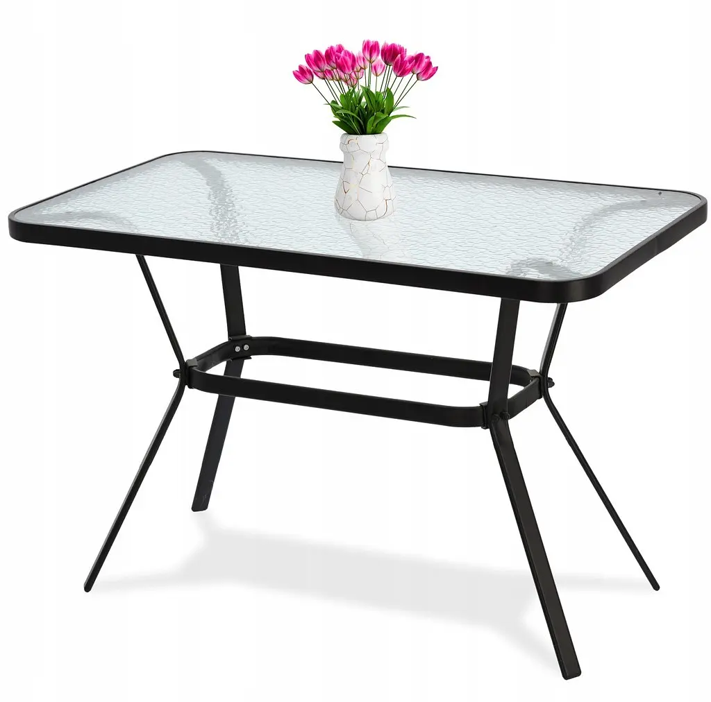 Стол садовый Garden Line Fenix black 110 x 60 x 70 см - фото 2