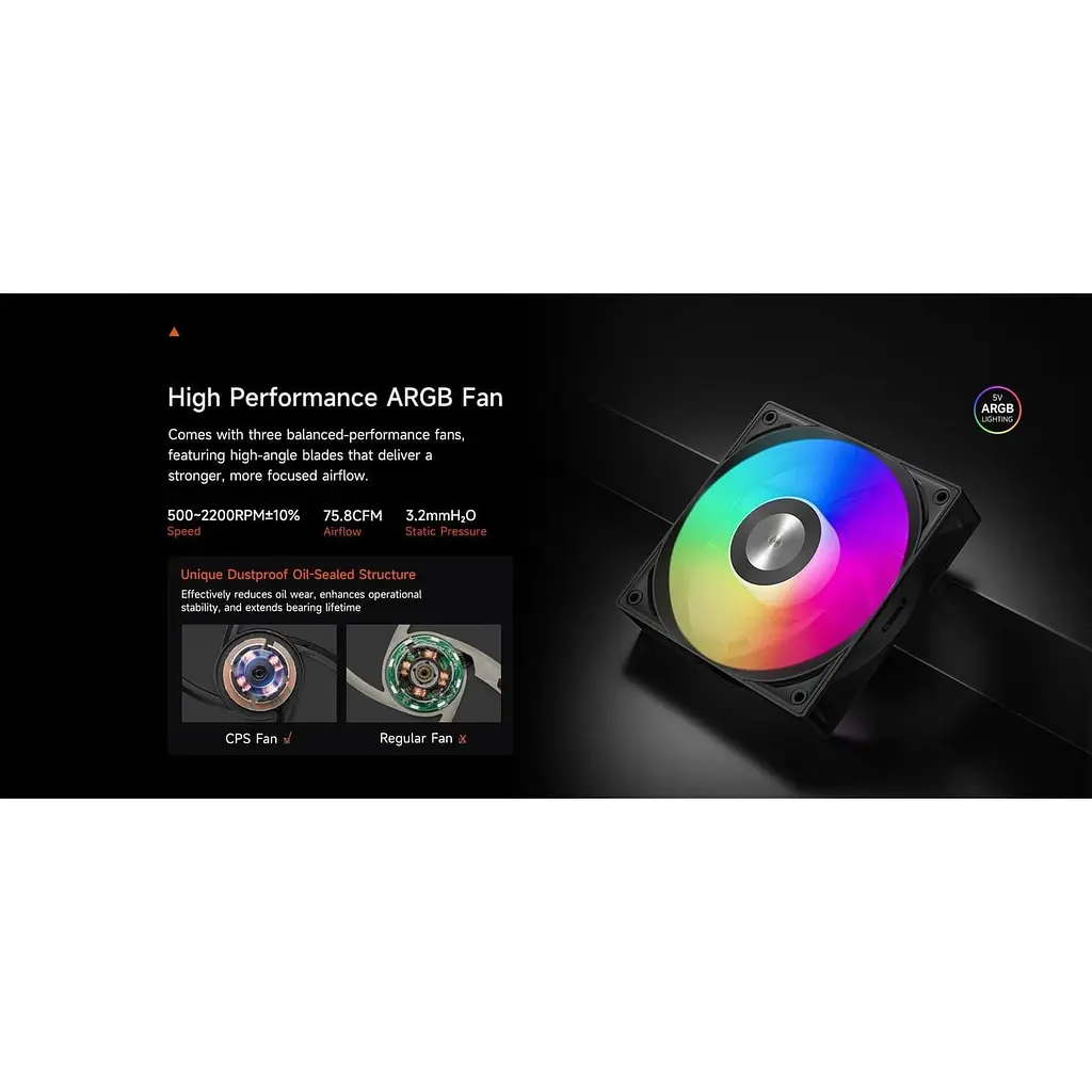 СВО PcCooler PсCOOLER GT360M ARGB Display Black (GT360M-BKAWXX-GL) - фото 8