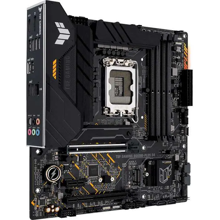 Материнська плата ASUS TUF Gaming B660M-PLUS D4 (TUF GAMING B660M-PLUS D4) (Socket 1700, Intel B660, Micro-ATX) Б/в - фото 2