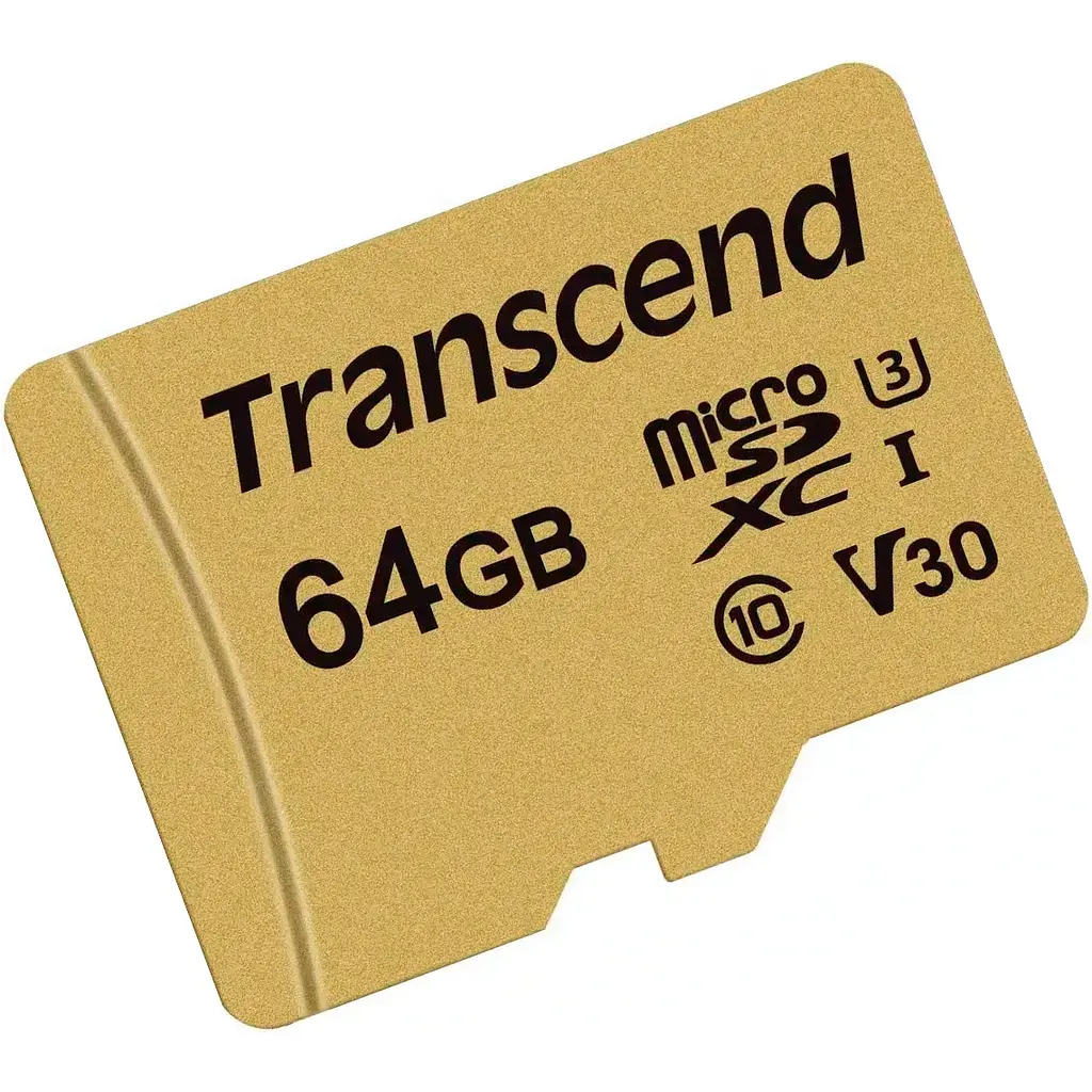 Карта пам'яті Transcend microSDXC 500S 64GB UHS-I U3 Class 10 + SD-adapter [TS64GUSD500S] [100874] - фото 4