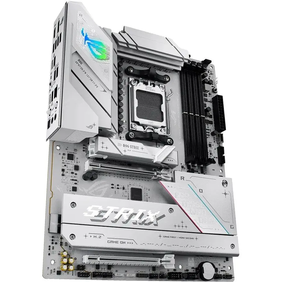 Материнська плата Asus AM5 Rog Strix B850-A Gaming WIFI, B850, 4xDDR5, Int. 2.5Gb, WiFi 7, Bluetooth 5.4, 10xUSB 3.2/6xUSB 2.0, HDMI/DP, ATX - фото 4