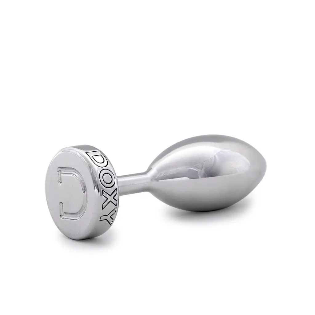 Металева анальна пробка DOXY Butt Plug SMOOTH, гладенька, діаметр 3,3 см - фото 2
