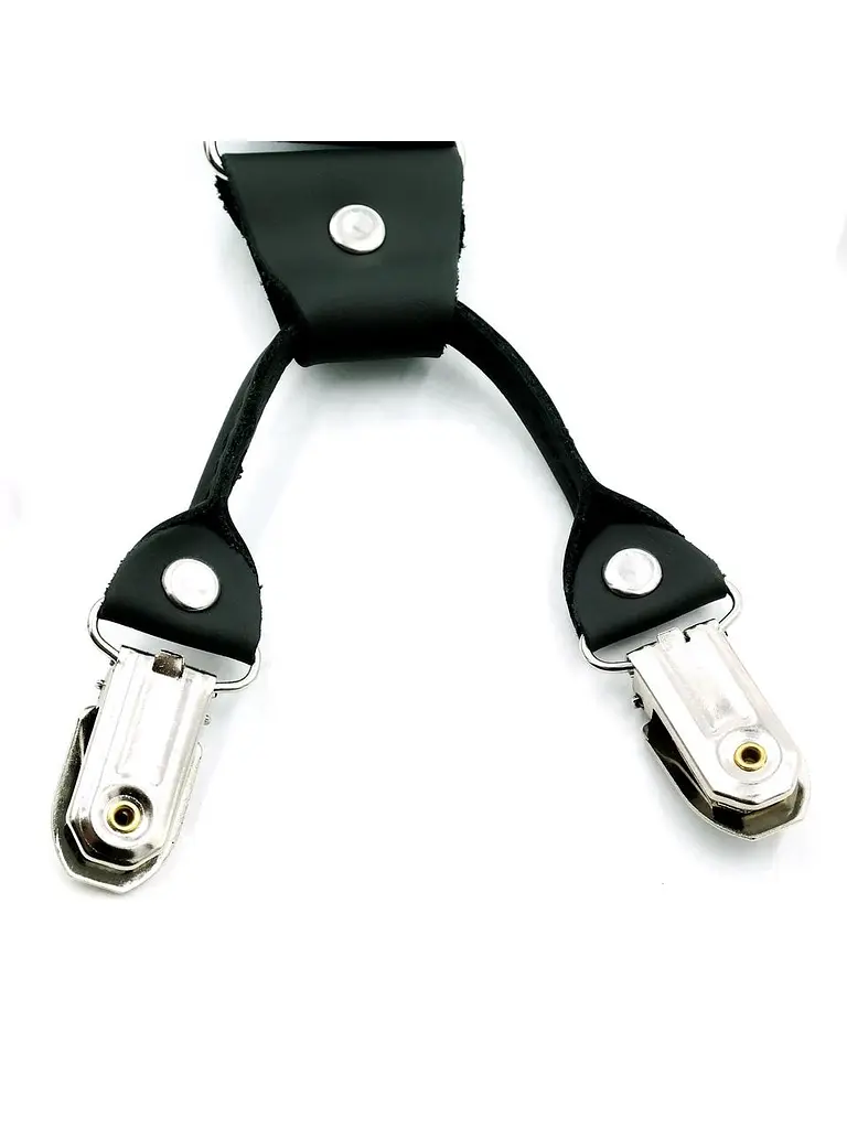 Підтяжки Weatro Сині з білим pdt35-new-011 (pdt35-new-011) - фото 3