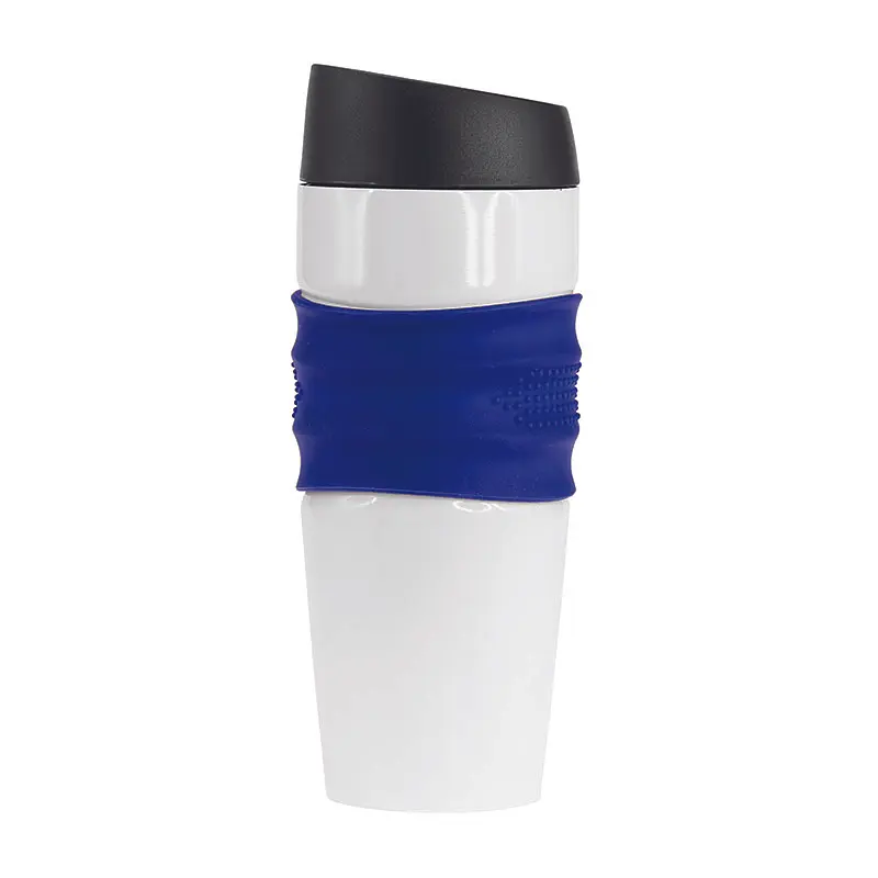 Термокружка Bergamo Friend 400 мл синяя (310-3) - фото 2