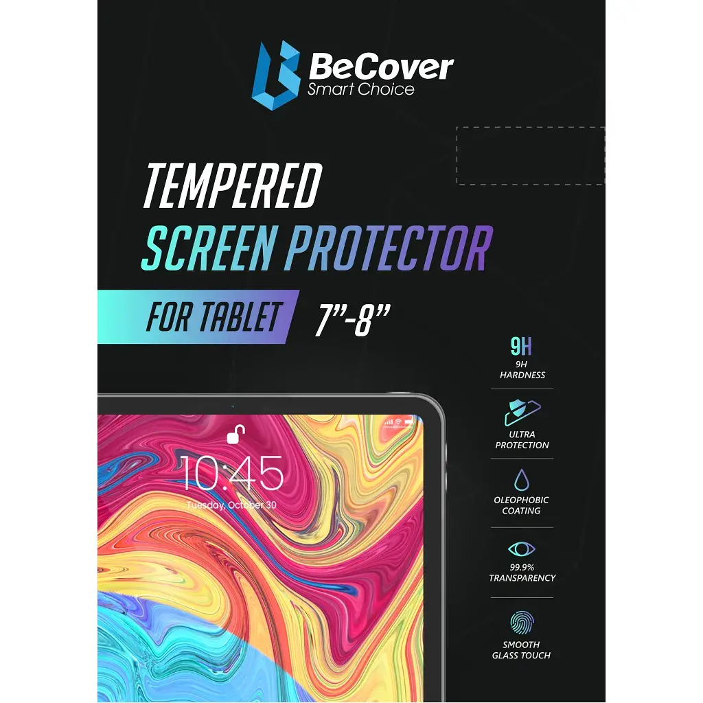 Скло захисне BeCover Samsung Galaxy Tab Active 3 SM-T570 / SM-T575 / SM-T577 (705559) - фото 5