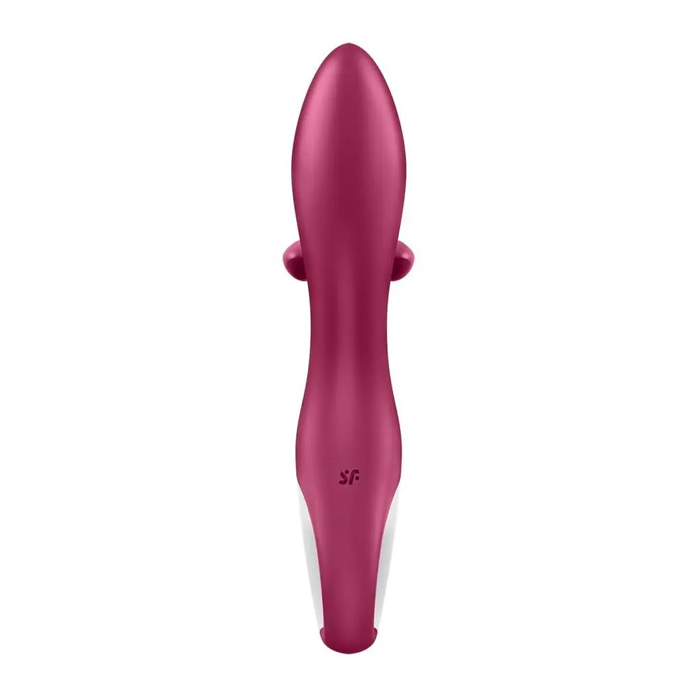Вібратор-кролик Satisfyer Embrace Me 20.5 см бордовий - фото 4