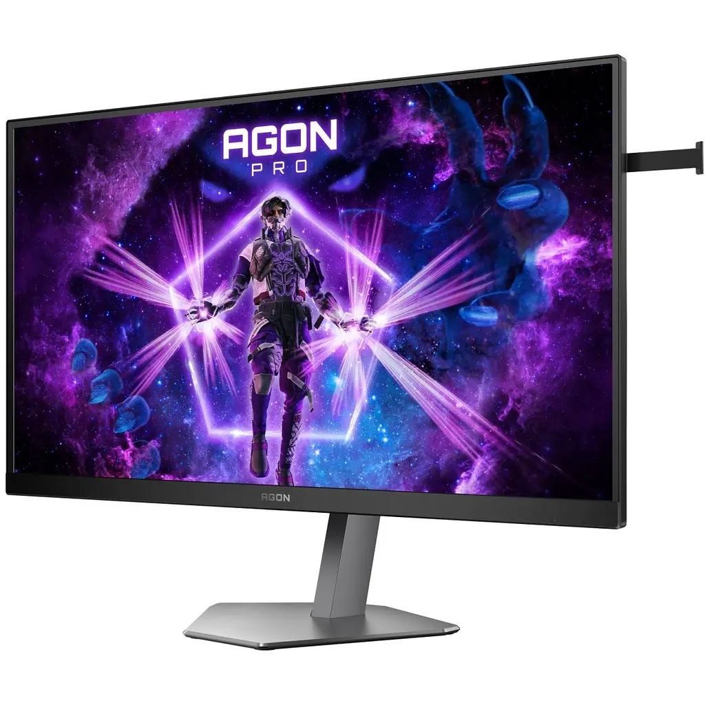 Монитор TFT 27" AOC AGON AG276FK, Fast IPS, 520Гц, 2хHDMI, DP, HAS, Pivot, черно-серый (AG276FK) - фото 9