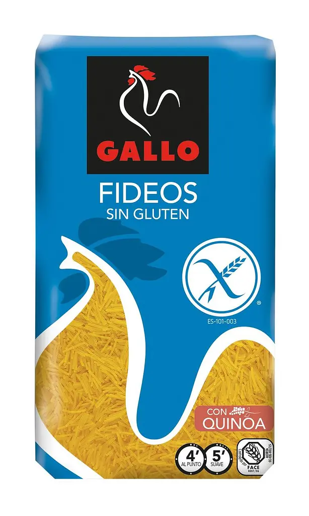 Макарони Gallo Fideos Sin Gluten без глютену 450 г