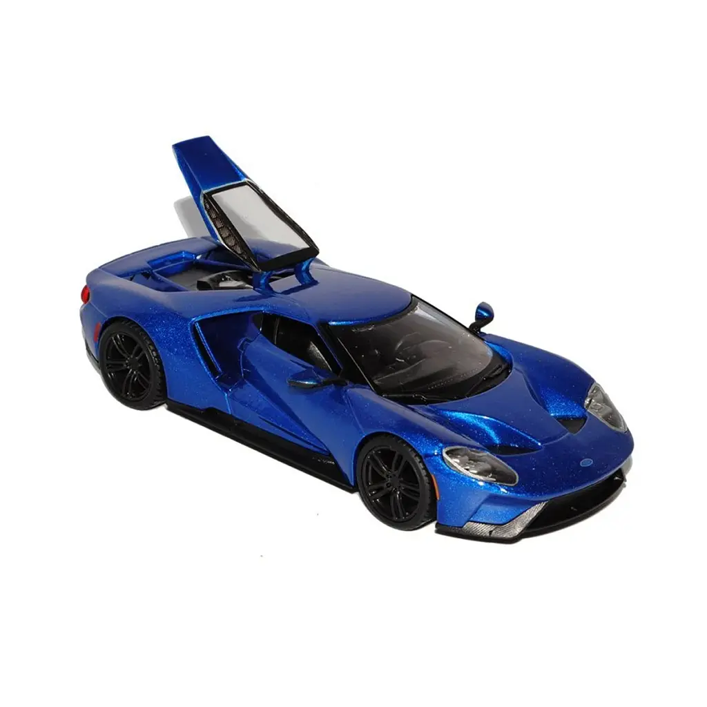 Автомодель - FORD GT (блакитний металік, сріблястий металік, 1:32) - фото 3