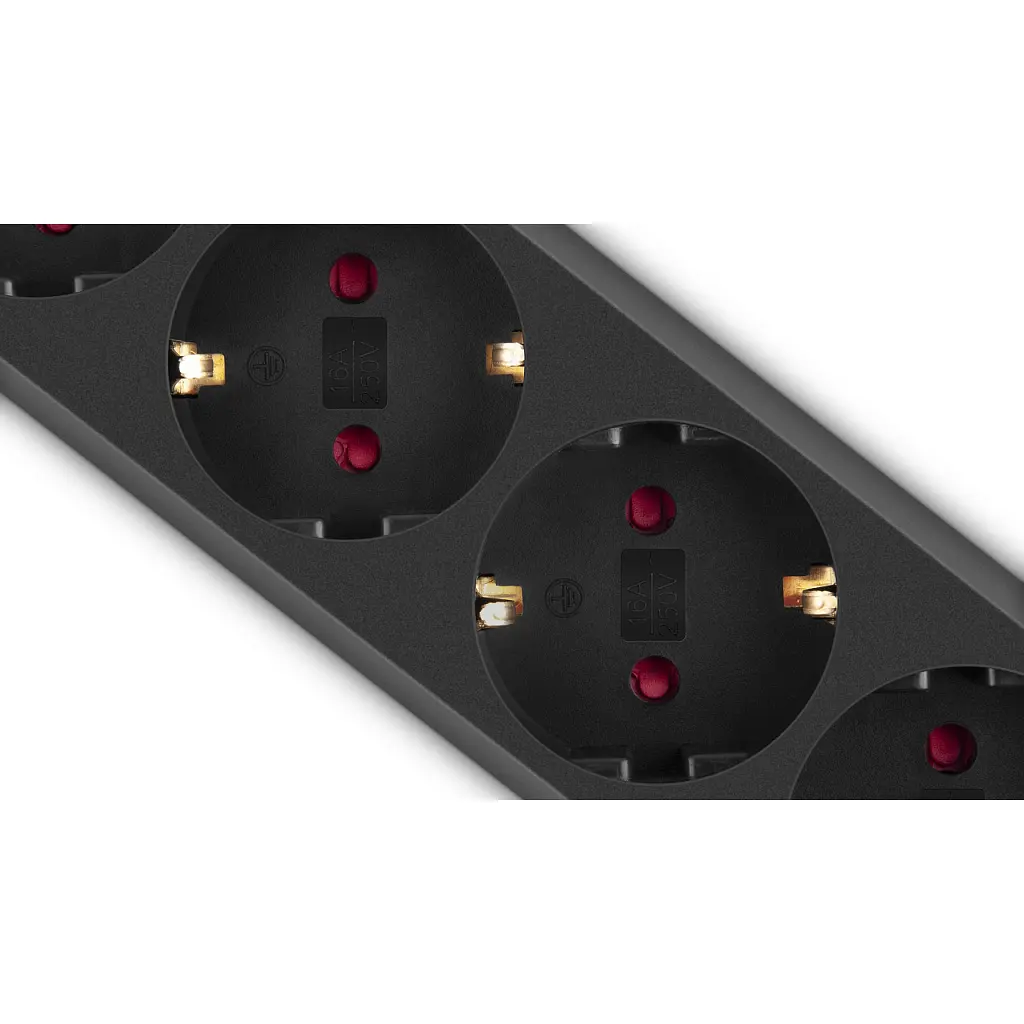 Мережевий фільтр живлення REAL-EL RS-6 Protect M 1.8m, black (EL122300032) - фото 9