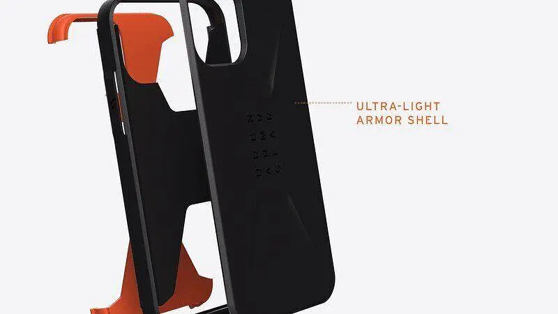 Оригінальний протиударний чохол UAG Civilian для iPhone 13/14 Silver (11317D113333) - фото 8