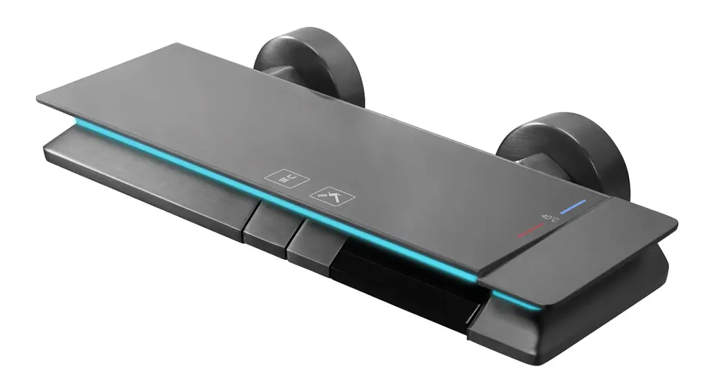Душова система з термостатом Rea Kart Titanium графіт REA-P4880 - фото 3
