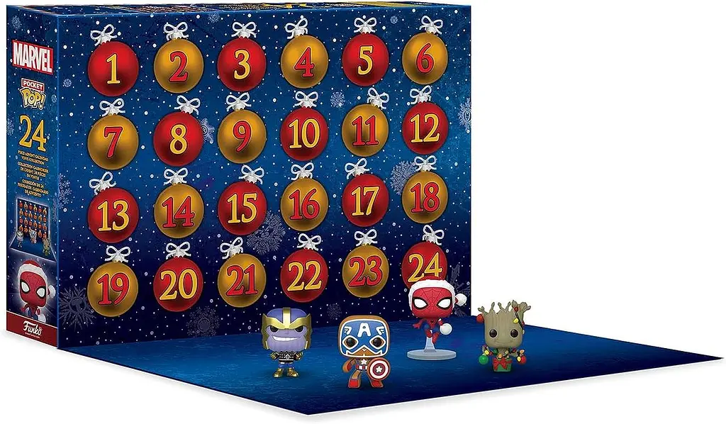 Адвент-календар Funko Фанко Марвел 24 вінілові фігурки Marvel Holiday WST MH 24 - фото 3