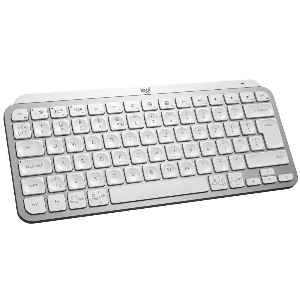 Клавіатура Logitech MX Keys Mini For Mac Wireless Illuminated UA Pale Grey (920-010526) - фото 2