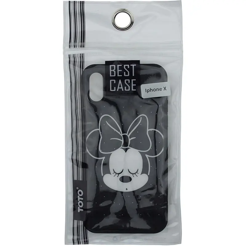 Чехол-накладка Toto TPU Cartoon Case IPhone X Mini Mouse Black - фото 2