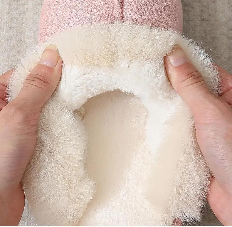 Slippers Жіночі домашні капці з хутром — теплі, м’які, закриті тапочки для дому 36-37 коричневі KT8003811 - фото 7