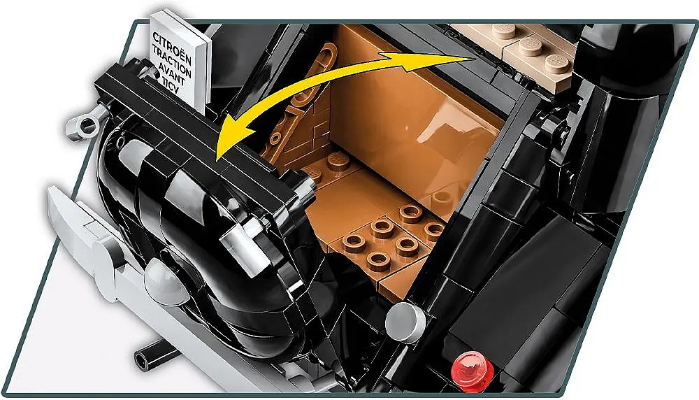 Конструктор Cobi Citroen Traction Avant 11CV масштаб 1:12, 1900 деталей (COBI-24337) - фото 8