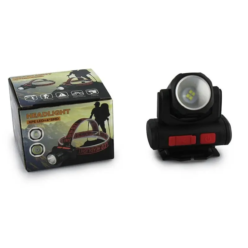 Ліхтарик налобний BAILONG BL-2001 Акумуляторний ліхтарик ∙ USB зарядка - фото 2