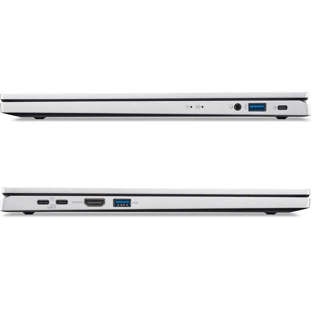 Ноутбук Acer 15 Aspire Go AG15-32P 15.6" FHD IPS, Intel C N150, 8GB, F512GB, UMA, Lin, сриблястий (NX.J8XEU.003) - фото 6