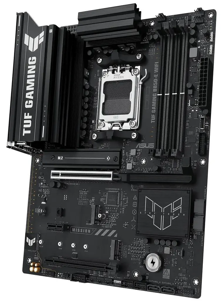Материнська плата ASUS TUF GAMING B850-E WIFI (TUF GAMING B850-E WIFI) (Socket AM5, AMD B850, ATX) - фото 3