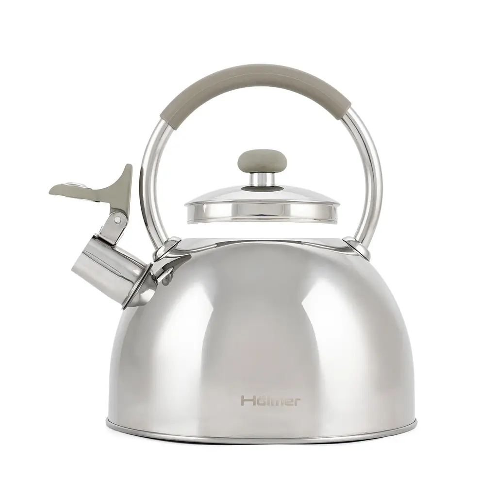 Чайник Holmer зі свистком, 3 л, сріблястий (WK-0430-SCSS Classic) - фото 4