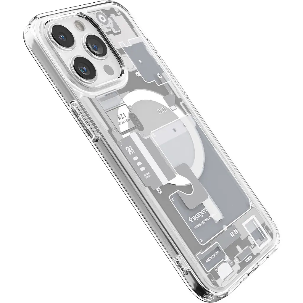 Чохол Spigen Ultra Hybrid Zero One with MagSafe для Apple iPhone 15 Pro Max White (ACS07034 ) [92973] - фото 4