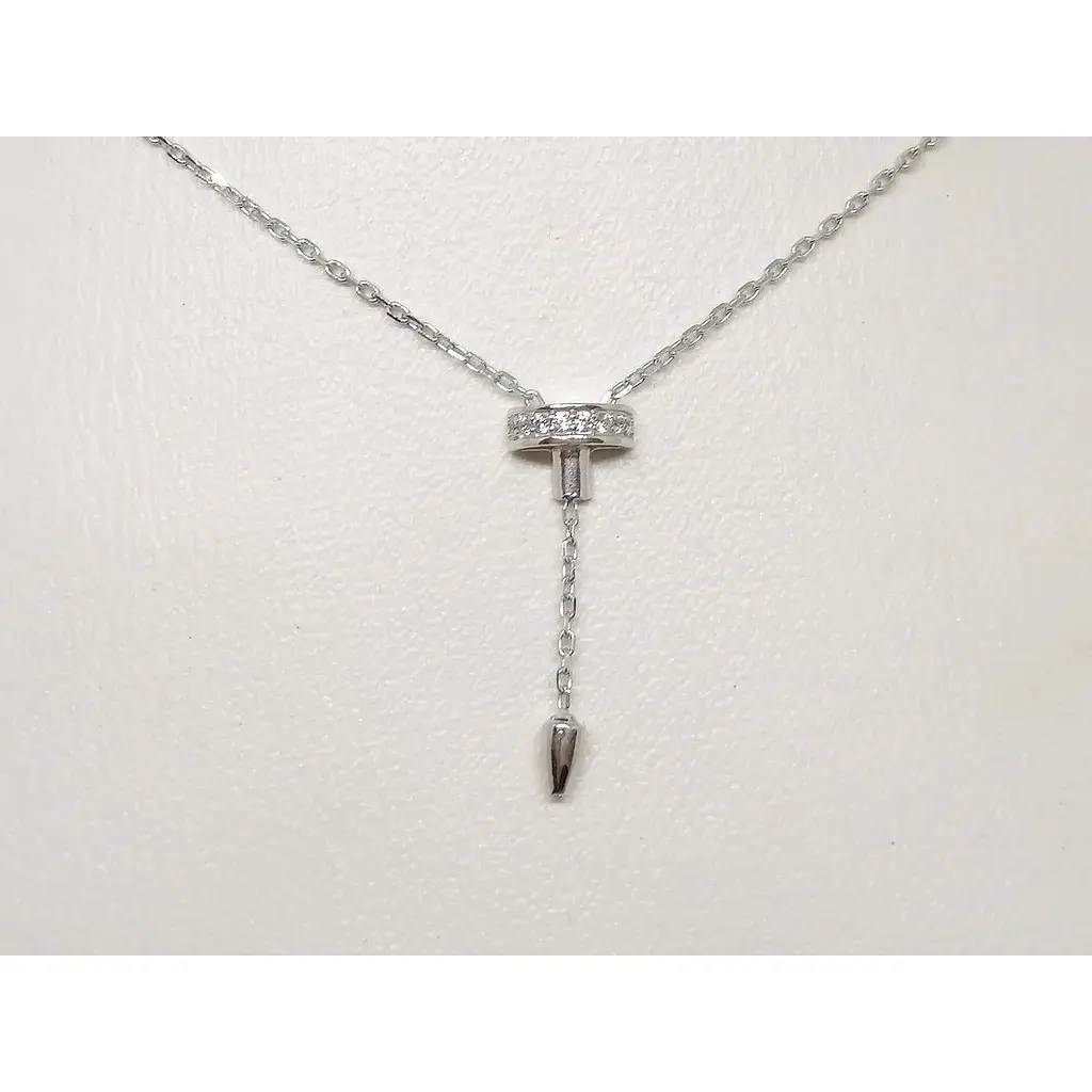 Золоте кольє Favoritum з фіанітами. 811661_2Б - фото 2