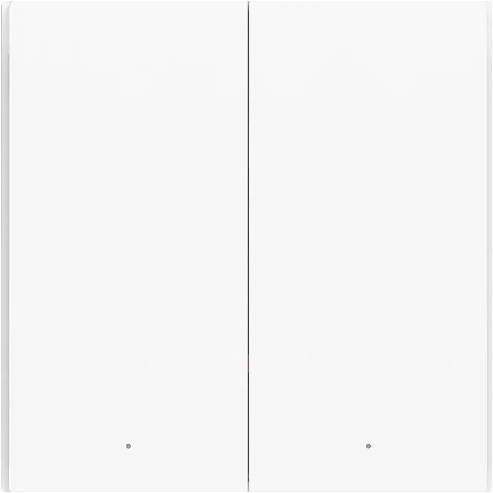 Вимикач бездротовий Aqara Wireless Remote Switch H1 Double Rocker (2 клавіші) євро глобальний WRS-R02 / AR009GLW02 білий - фото 2