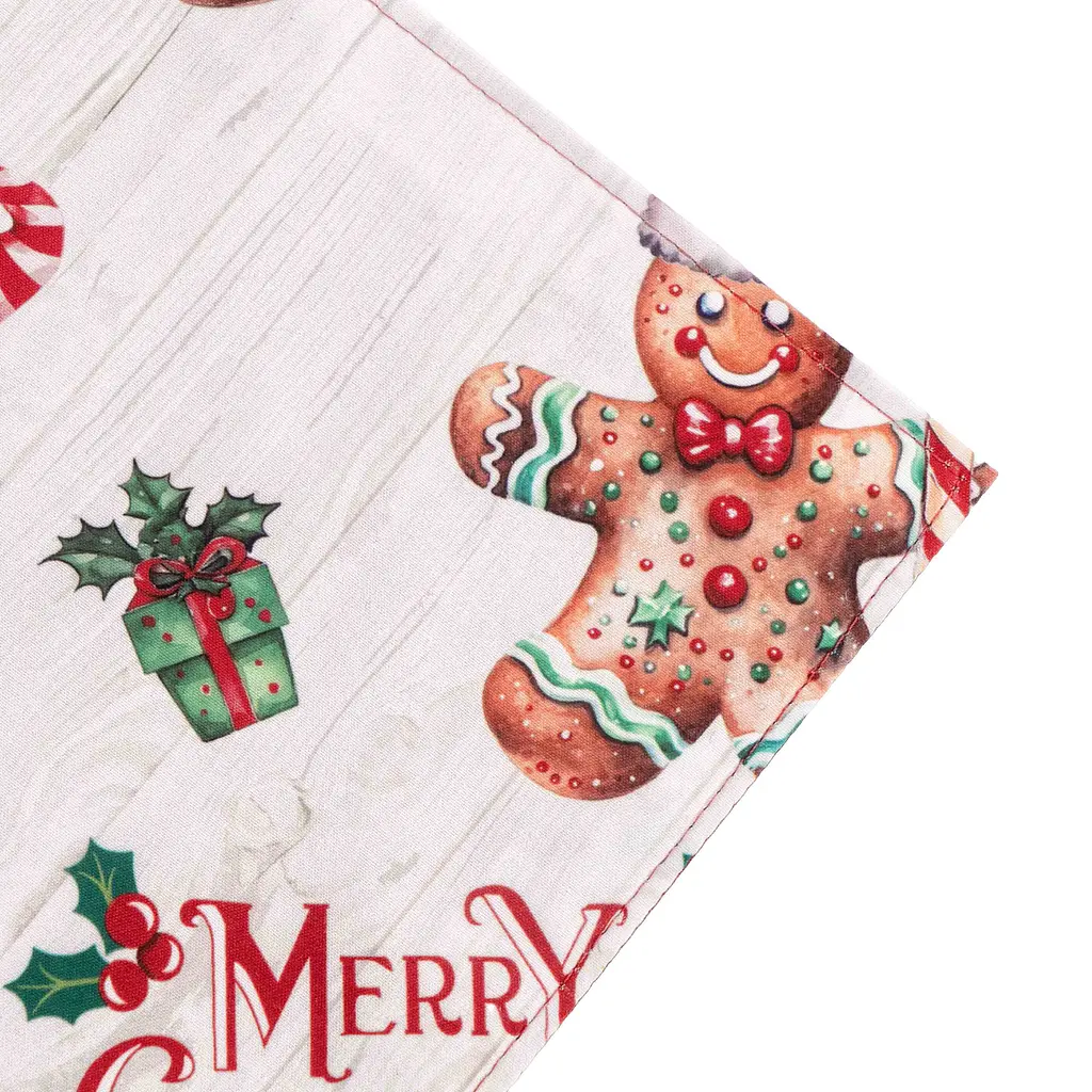 Набір серветок сервірувальних Ardesto Christmas Gingerbread 30х45см, 2шт, 100% поліестер, червоний (ART15HG) - фото 3