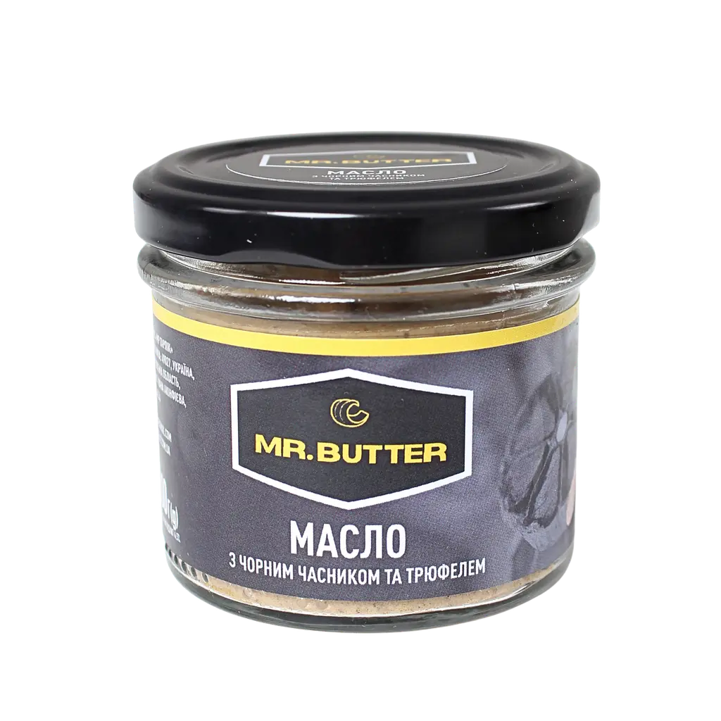 Mr.Butter Масло з чорним часником та трюфелем 82.5% 100 гр. - фото 2