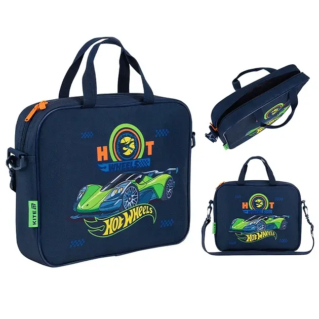 Сумка "Kite" А4 Hot Wheels 1від. №HW26-589 - фото 3