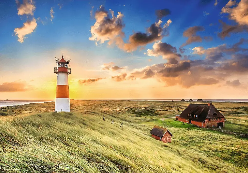 Пазл Photo Odyssey: Маяк у Лісті, Німеччина - 1000 елементів Trefl 10823 - фото 2