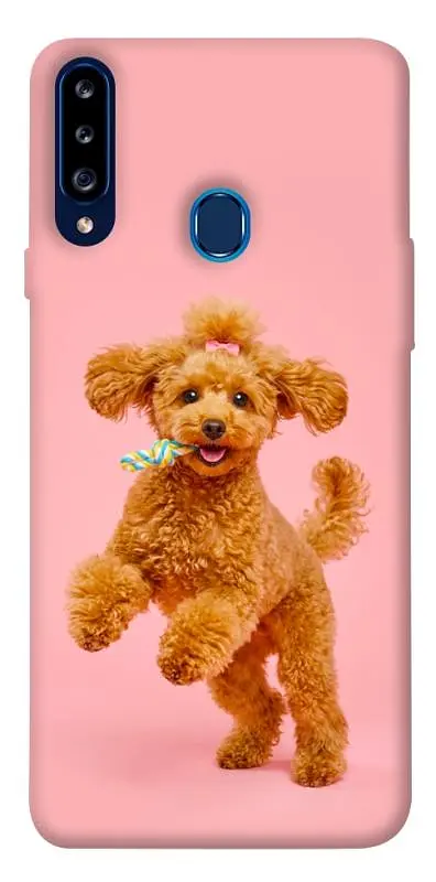 TPU чохол Demsky Happy poodle для Samsung Galaxy A20s