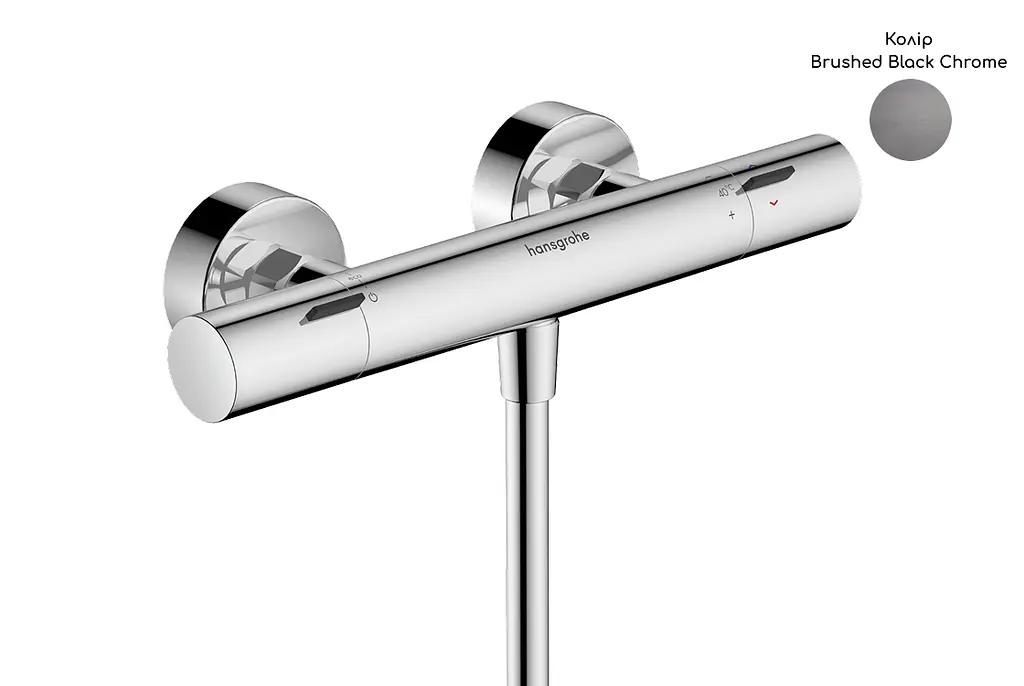 Термостат для душу Hansgrohe Ecostat Fine black chrome 13324340