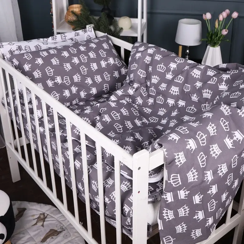 Простыня MirSon Kids Time 17-0675 Queen of Now бязь 150х200 см (2200010187755) - фото 2