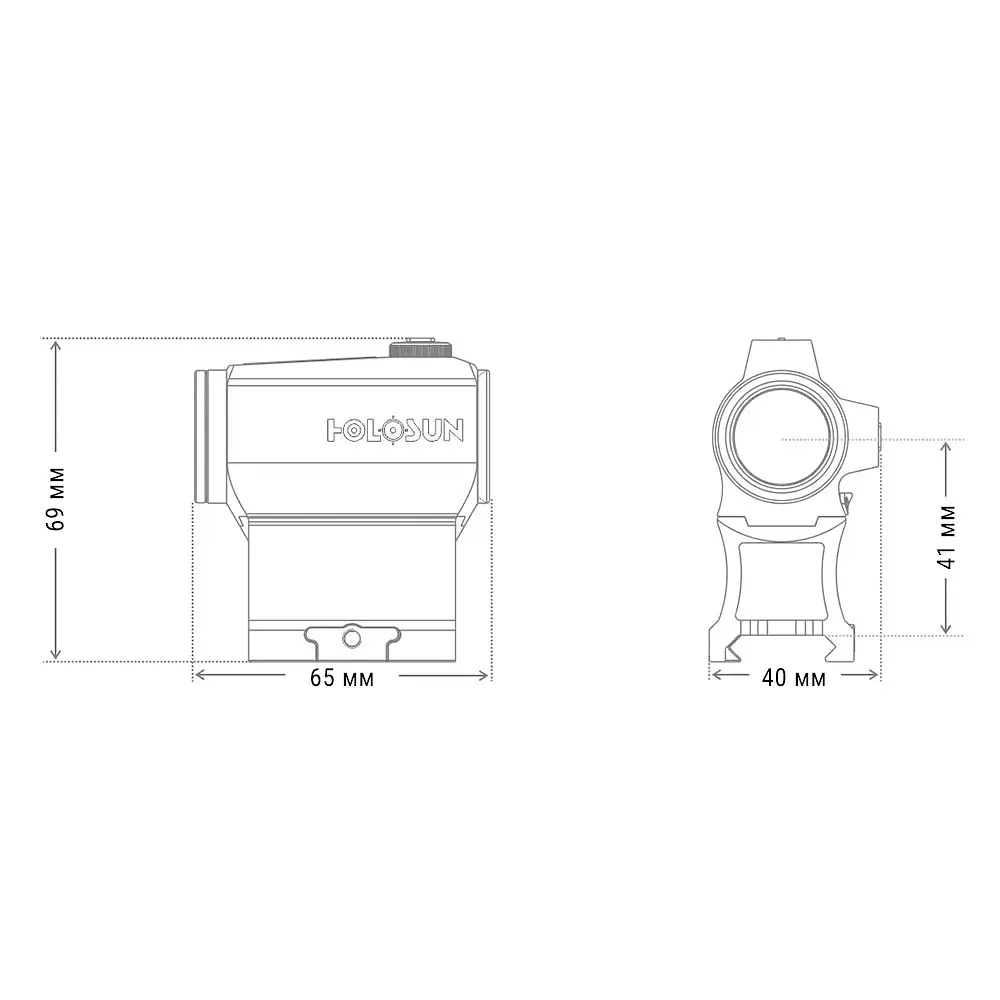 Коліматорний приціл HOLOSUN HS403C - фото 8