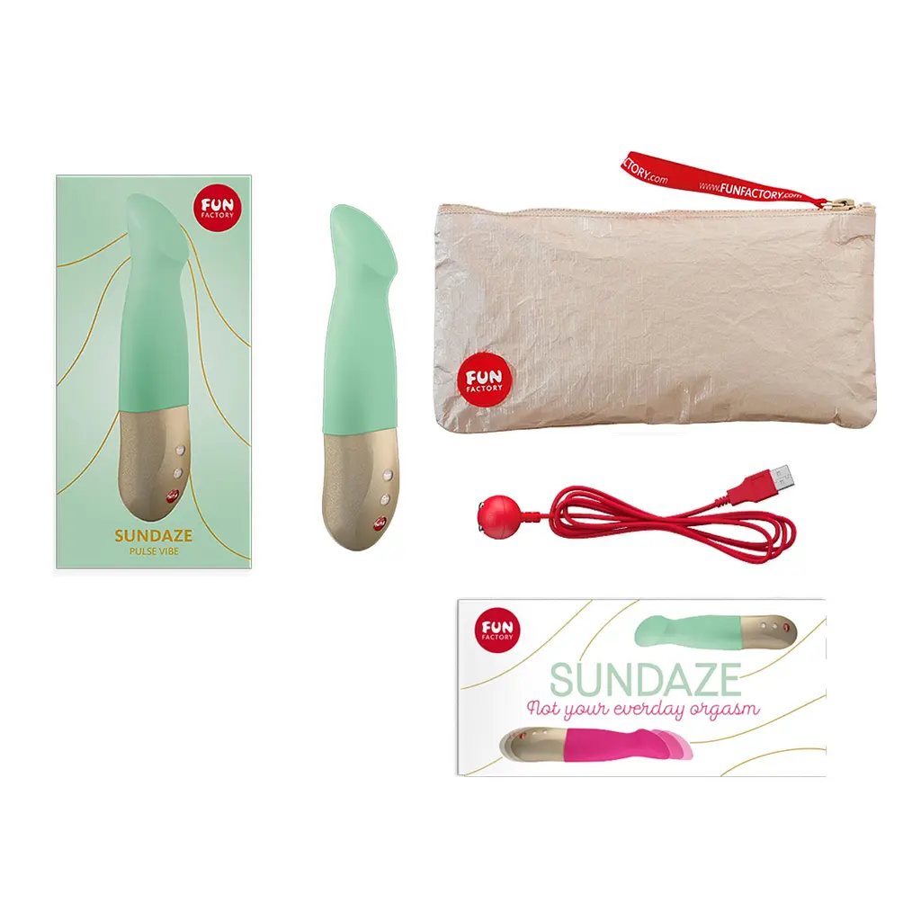 Вібратор Fun Factory Sundaze Pulse Vibe 17.5 см м'ятний - фото 10