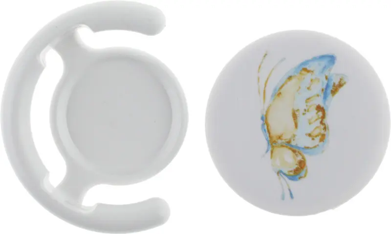 Держатель для телефона TOTO Popsocket plastic BNS-C 900 Butterfly (White) - фото 2