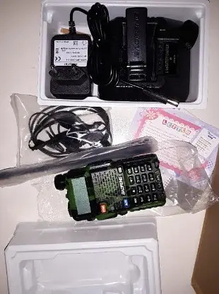 Портативная рация Baofeng UV-5R FM радио + фонарик (Камуфляж) - фото 7