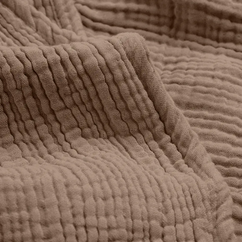 Наволочка Cosas Brown муслінова 40х60 см коричнева (019Muslin_Brown_40x60) - фото 5