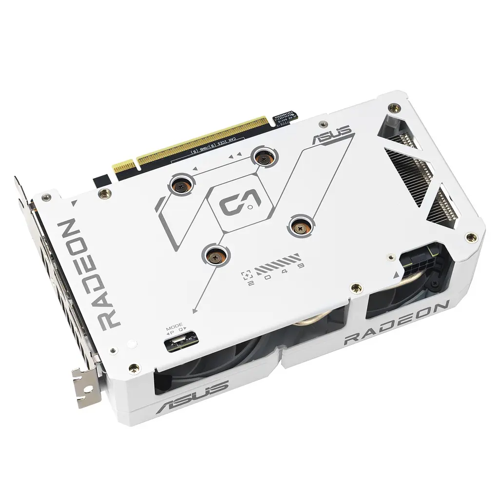 Видеокарта ASUS AMD Radeon RX 9060 XT 16GB Dual White (DUAL-RX9060XT-16G-WHITE) (GDDR6, 128 bit, PCI-E v5.0 x16) - фото 8