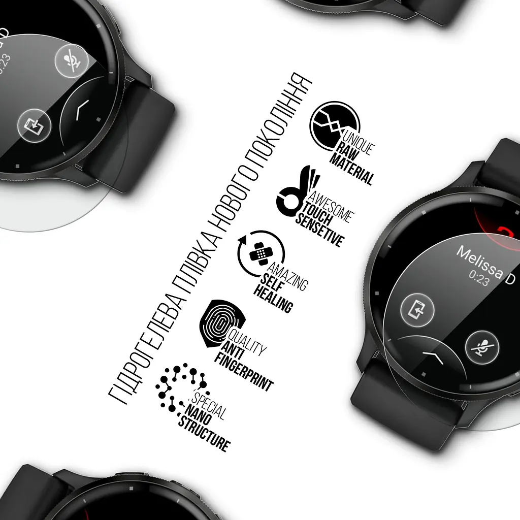 Гідрогелева плівка на годинники Garmin Venu 3 45mm ArmorStandart захисна плівка для смарт годинників прозора (ARM86961) - фото 2