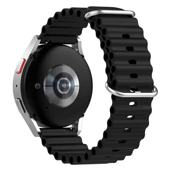 Универсальный ремешок для смарт-часов Ocean Band 22mm Black [84195] - фото 6