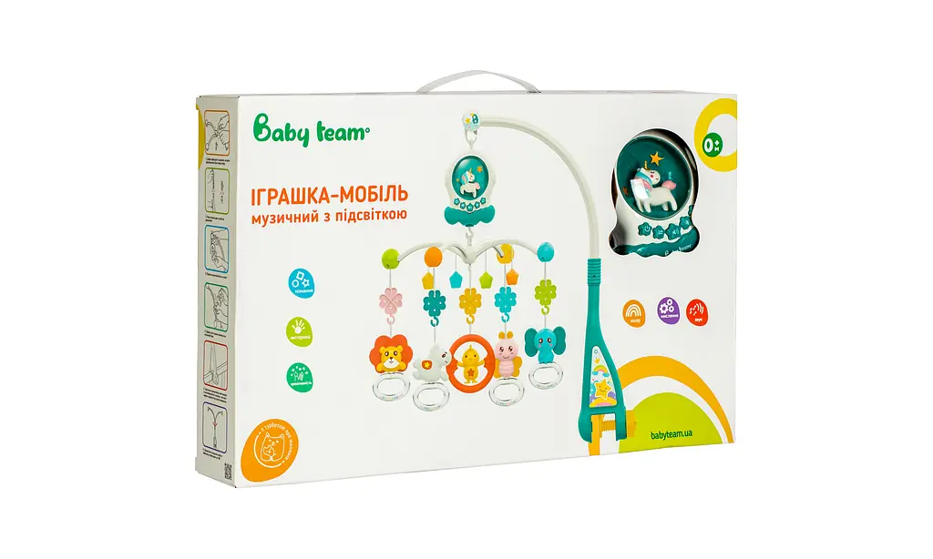 Іграшка-мобіль музичний Baby Team з підсвіткою (8564) - фото 4