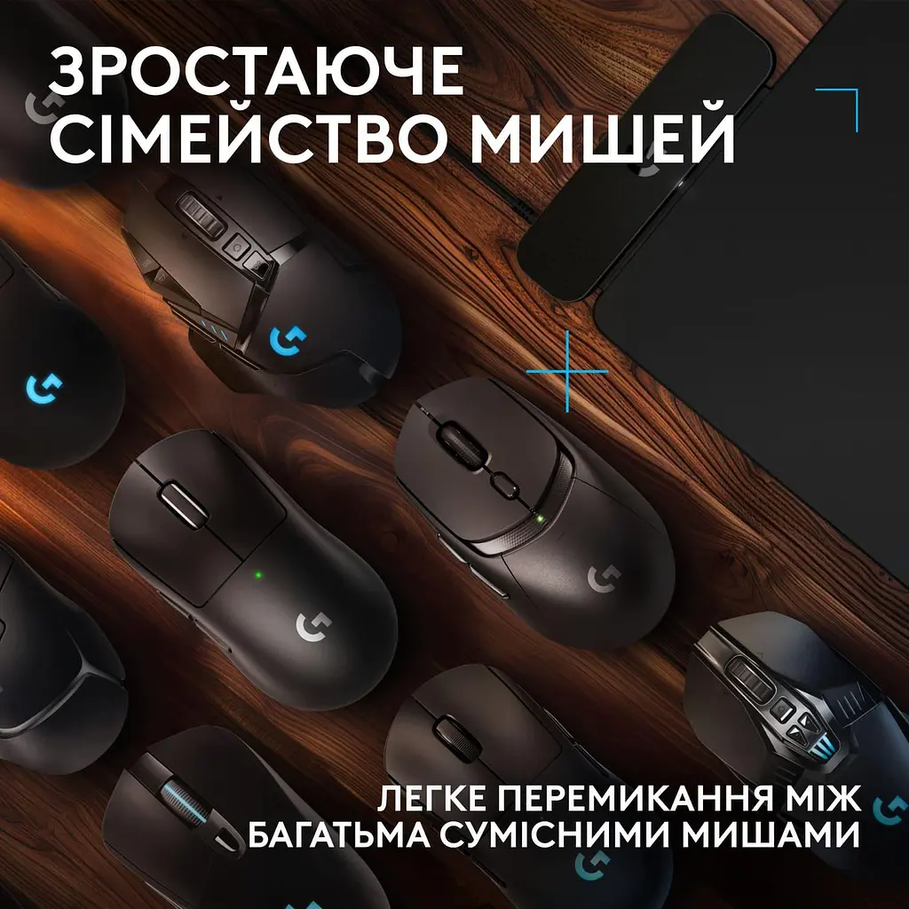 Ігрова поверхня Logitech G Powerplay 2 Wireless Charging (947-000003) - фото 5