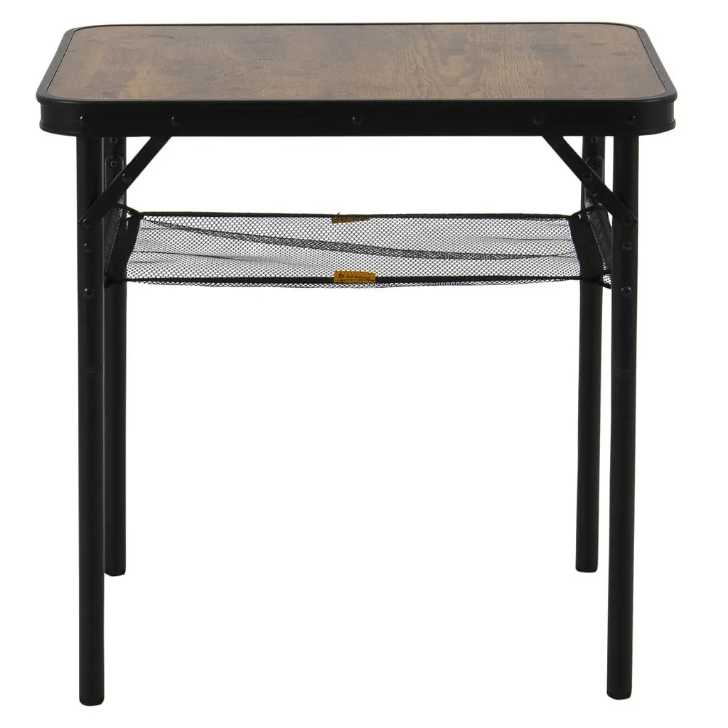 Складной стол Bo-Camp Garland 60x45 cm Black/Wood look (1404195) - фото 6