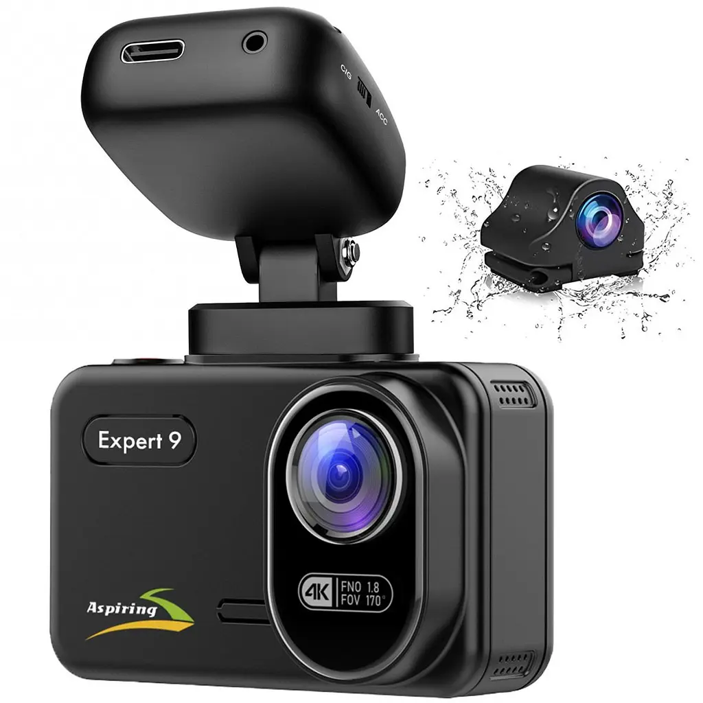 Відеореєстратор Aspiring Expert 9 Speedcam, WI-FI/GPS/2K/2 camers (EX123SS) - фото 8
