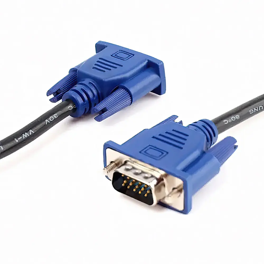 Кабель VGA-VGA Male/Male 5 м, відеокабель для монітора та проектора з феритовими фільтрами - фото 3