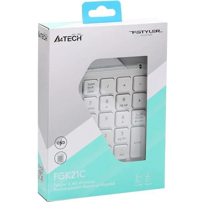Клавіатура A4tech FGK21C White - фото 8